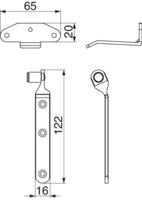 Maco  Ladenauflauf gekröpft weiß-S  101695