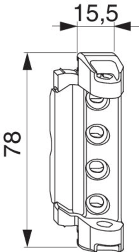 Maco  Scherenlager DT130 4L/15Ü titan  225362