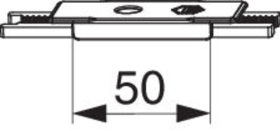 Maco  Verkürzungsstulp Silber U-50x24 PT-M  103058