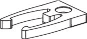 Maco  Zuschlagsicherung für Schere Multi Mammut Himmelblau RAL 5015  371916