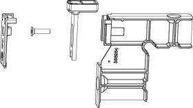 Maco  Obere Führung 33x52/16,4 für Führungsschiene Silber li/re  104024