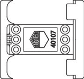 Maco  Schließteilhalter Eurofalz f. Schließteil 34943 Holz  40107