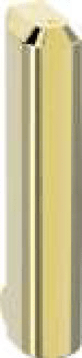Maco  Abdeckkappe Ecklagerband TO Flügelteil rechts Gold-Look  40460