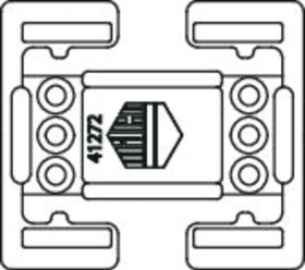 Maco  Schließteilhalter Eurofalz f. Schließteil 34980 Holz  41272