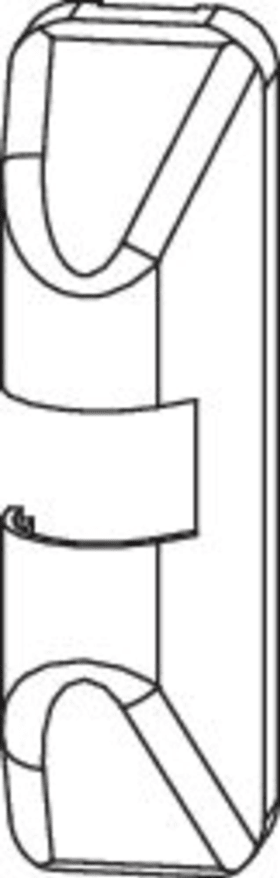 Maco  Abdeckung Scherenlager Einfrässchere Weiß  41333