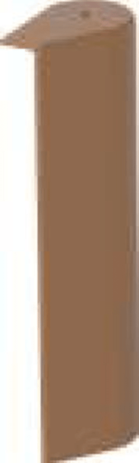 Maco  Abdeckkappe Ecklagerband PVC/DT130 Flügelteil links Bronze hell  41770