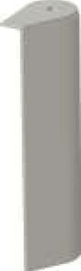 Maco  Abdeckkappe Ecklagerband PVC/DT130 Flügelteil links Titan  42060