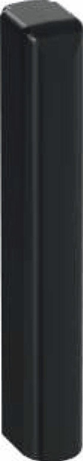 Maco  Abdeckkappe Ecklagerband PVC Flügelteil Graphitschwarz RAL 9011  42187