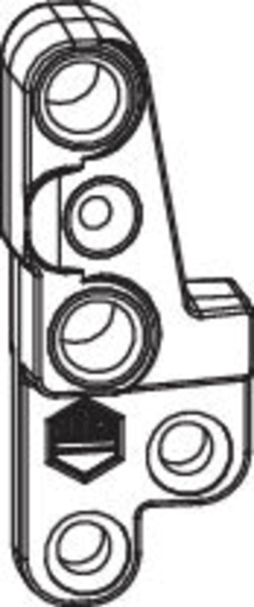 Maco  Bohrlehre für Lastabtragung Multi Power FT24 rechts für Bodenschwelle  229835