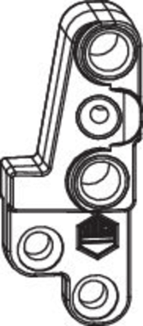 Maco  Bohrlehre für Lastabtragung Multi Power FT24 links für Bodenschwelle  229836