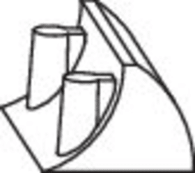 Maco  Ansteckende für Drehsperrengehäuse Eurofalz Perlhellgrau RAL 9022  43747