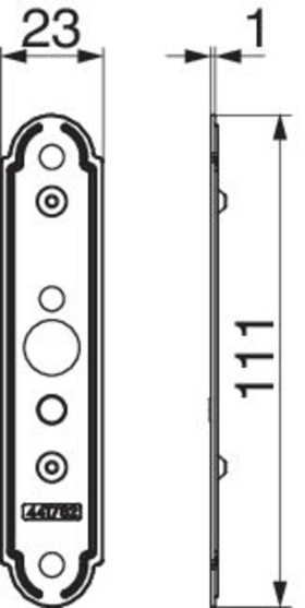 Maco  Unterlage Plattenkloben MMV stapelbar Schwarz  441782