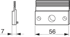 MACO Zwischenlage für Zwischengetriebe 9V 7 mm passend für MACO Dichtungen TC2004 und weitere