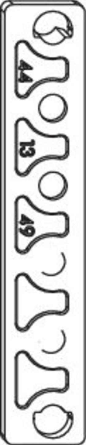 Maco  Unterlage für Paumellenbandlager mit 7 mm Tragezapfen Verkehrsweiß RAL 9016  44470