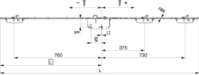 Maco  Türschloss A-TS E92 DM80 PZ 3 MF-HO GM 885 silber VK8 U-1.740x6/24/6 fix PT  232558