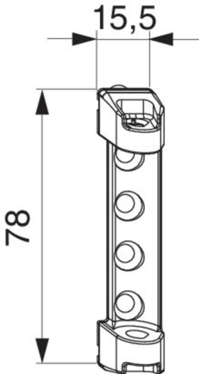 Maco  Paumellenbandlager mit 7 mm Tragezapfen silber  202848