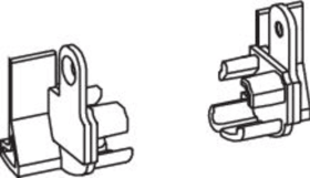 Maco  Packung Endstücke für Stockdichtung Falz 12 Schwarz  457145