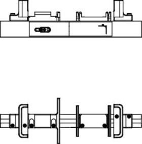Maco  Einlegelehre MM für Getriebe fix mit Halter 48 mm  204773