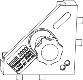 Maco  Bohrlehre für Einbohrecklagerband Holz  20550
