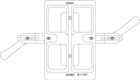 Maco  Fräsrahmen für Eck- und Scherenlager DT FR16/AR27 Holz  206751