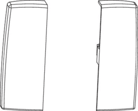 Maco  Abdeckkappen-Set SKB für Laufwagen SKB für 100 kg Variante Braun  465350