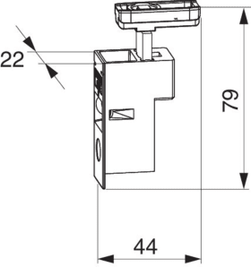 Maco  Obere Führung Getriebeseite, für Führungsschiene C Silber  208437