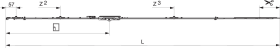 Maco  MM Getriebe fix DK EH DM 6,5 1950 mit 3 i.S. GM 700 FFH 1.701-1.950 silber  208785