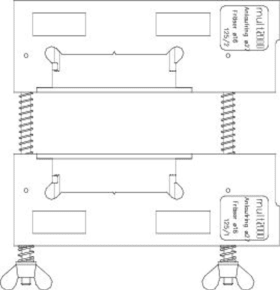 Maco  Fräslehre 125/1+2 Ersatzteil für Frässchablonen 4L Holz  20926