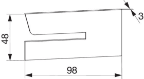 Maco  PE Band IsoChemie POLYETHYLEN-SCHAUMST für Profine PremiDoor 70 Schema A links  469069