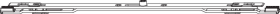 Maco  Stulpmodul mit Kontaktgeber Silber F-350x16 PT-M  212646