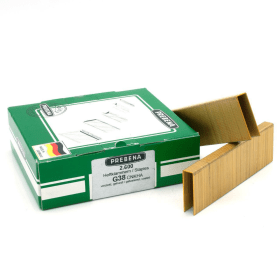PREBENA HEFTKLAMMERN G38CNKHA VZ GEHARZT BOX A 2.600 STK