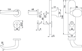 Hermat Kombi-WSG 1806.FS/2089.KS/3128,LS/Ros.,15mm,ES1,ZA/PZ 72/8,ER,TS 40-59