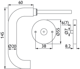 Hermat Standflügelgarnitur 1801.AP/2073M,o.Schl.ros.rd,9,ER