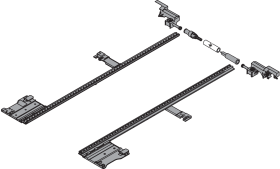 SEITENSTABILISIERUNG F. VOLLAUSZUG MOVENTO 400-1400MM RAL 7037 ZS7M400MU