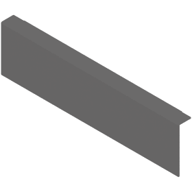 AMBIA LINE HOLZRÜCKWANDAD. LBX HÖHE M AB NL 350MM STAHL B=242MM O-GRAU ZC7A0U0M