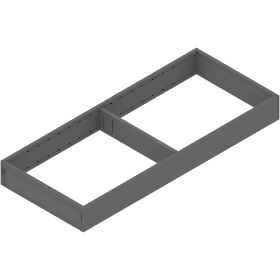 AMBIA LINE RAHMEN LBX NL 500 STAHL, BREITE 200 MM ORIONGRAU BLUM ZC7S500RS2