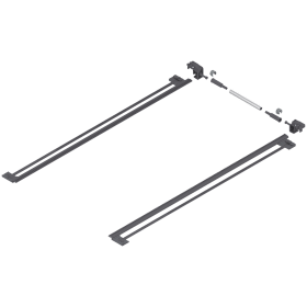 SEITENSTAB.RAL 7037 TAND. NL 435-650MM MAX KORP.1400MM ZST.650TT