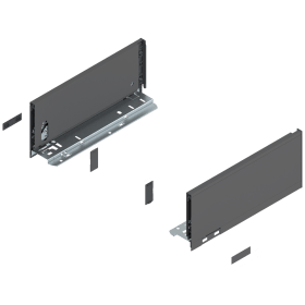 LBX ZARGEN PURE K H=128,3MM NL= 300MM ORIONGRAU 770K3002S