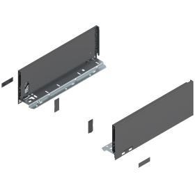 LBX ZARGEN PURE K H=128,3MM NL= 350MM ORIONGRAU 770K3502S