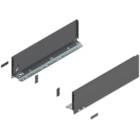 LBX ZARGEN PURE K H=128,3MM NL= 450MM ORIONGRAU 770K4502S