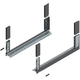 LBX ZARGEN FREE C H=176,8MM NL= 600MM INKL.BOXCOVER ORIONGRAU 780C6002S