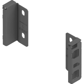 MVX RÜCKWANDHALTER HÖHE M (108MM) RS/LS ORIONGRAU ZB4M000S VE=25