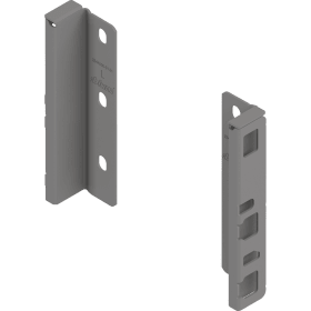 MVX RÜCKWANDHALTER HÖHE K (146MM) RS/LS INDIUMGRAU ZB4K000S VE=25