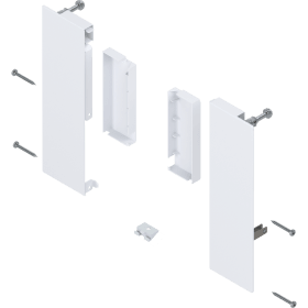 MVX FRONTHALTER F.INNENAUSZUG MIT RELING LS/RS SEIDENWEISS ZI4.2ES1