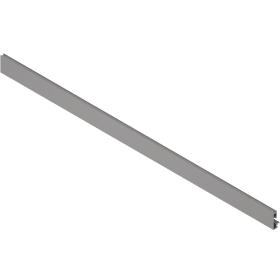 MVX VORDERSTÜCK MIT NUT FÜR INNENSCHUB BIS KB 120CM INDIUMGRAU ZV4.1042NN VE12
