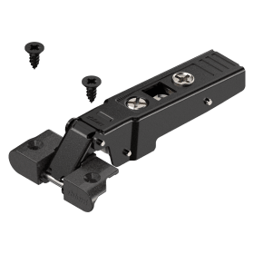 CLIP TOP ALURAHMENSCHARNIER 95° ONYXSCHW O.FEDER, ECK VE=50 SCHRAUBEN  70T950A.TL