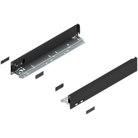 LBX ZARGEN PURE N-H=66,3 MM NL 400 MM CARBONSCHWARZ 770N4502S