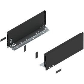 LBX ZARGEN PURE K H=128,3 MM NL 350 MM CARBONSCHWARZ 770K3502S