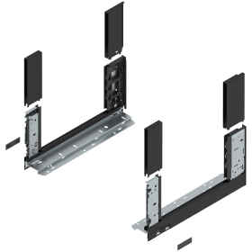 LBX ZARGEN FREE C-H=176,8 MM NL=350 MM INKL. BOXCOVER CARBONSCHWARZ 780C3502S