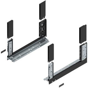 LBX ZARGEN FREE C-H=176,8 MM NL=400 MM INKL. BOXCOVER CARBONSCHWARZ 780C4002S